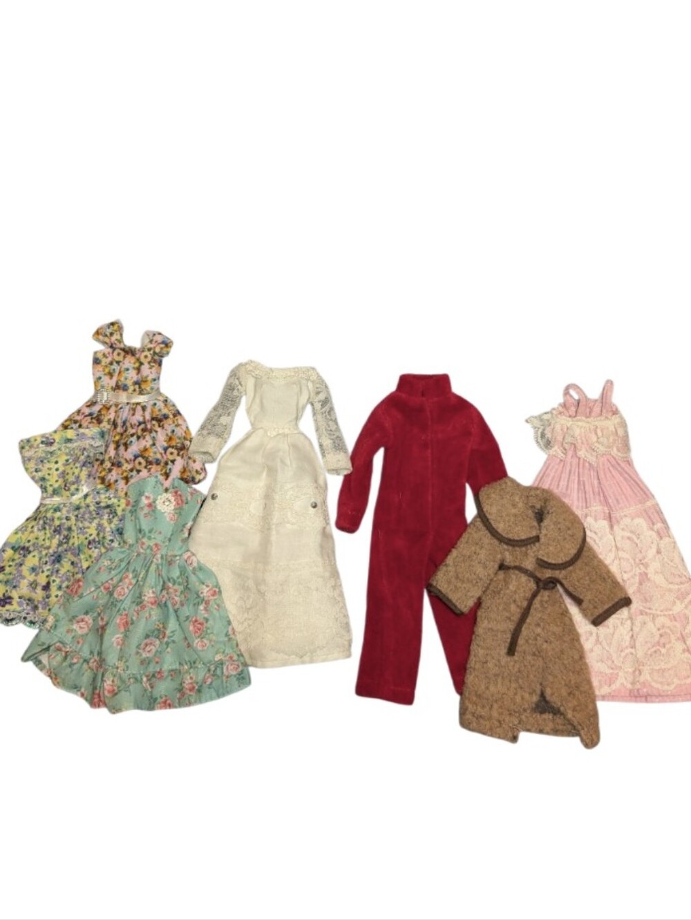Handmade Barbie Clothes Modern & Vintage - Seven Outfits